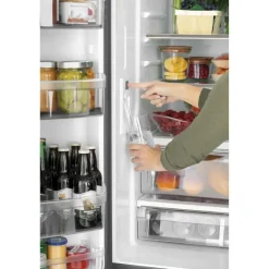 GE Café CAFE 18.6 Cu Ft 33 In Refrigerator Bottom Freezer, French door - CWE19SP4NW2