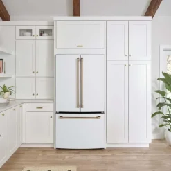 GE Café CAFE 18.6 Cu Ft 33 In Refrigerator Bottom Freezer, French door - CWE19SP4NW2