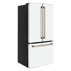 GE Café CAFE 18.6 Cu Ft 33 In Refrigerator Bottom Freezer, French door - CWE19SP4NW2