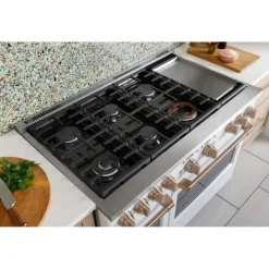 GE Café CAFE Commercial-Style Range 48" Electric Gas - C2Y486P4TW2