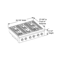 GE Café CAFE Cooktop Gas 36