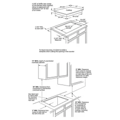 GE Café CAFE Cooktop Induction 30"     - CHP90301TBB