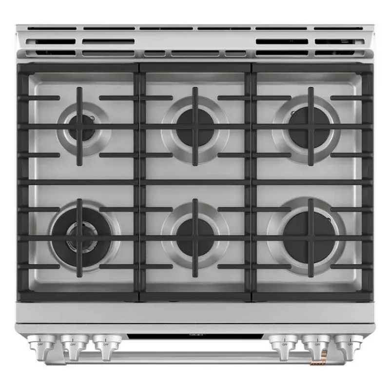 GE Café CAFE Dual-Fuel Range 30" Dual Energy Gas - CC2S900P2MS1