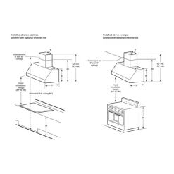 GE Café CAFE Hood Commercial-Style 36" , 600 CFM - CVW93643PDS