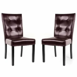 Chairs (Set of 2) - Brown