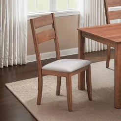 Chairs (Set of 2) - Brown & Beige