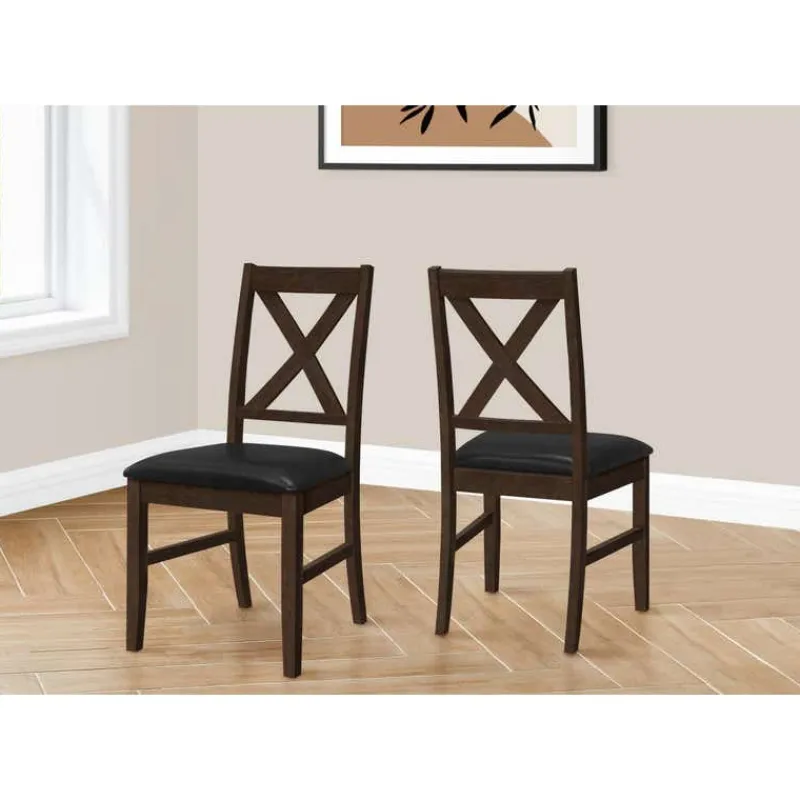 Monarch Chairs (Set of 2) - Brown & -