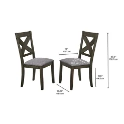 Chairs (Set of 2) - Brown &