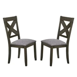 Chairs (Set of 2) - Brown &