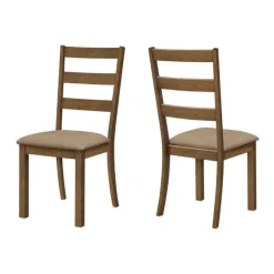 Monarch Chairs (Set of 2) - Brown -