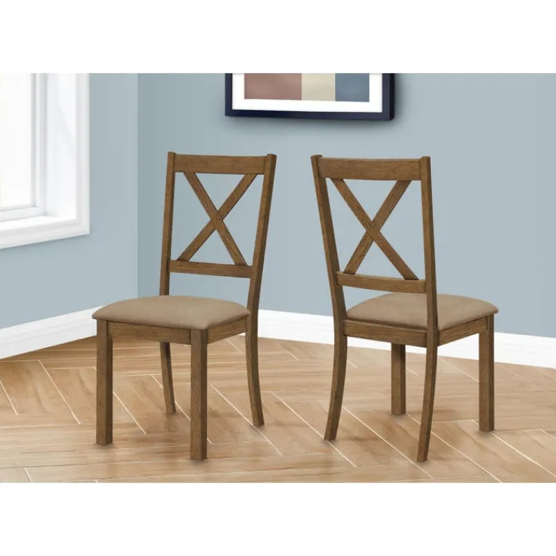 Monarch Chairs (Set of 2) - Brown -