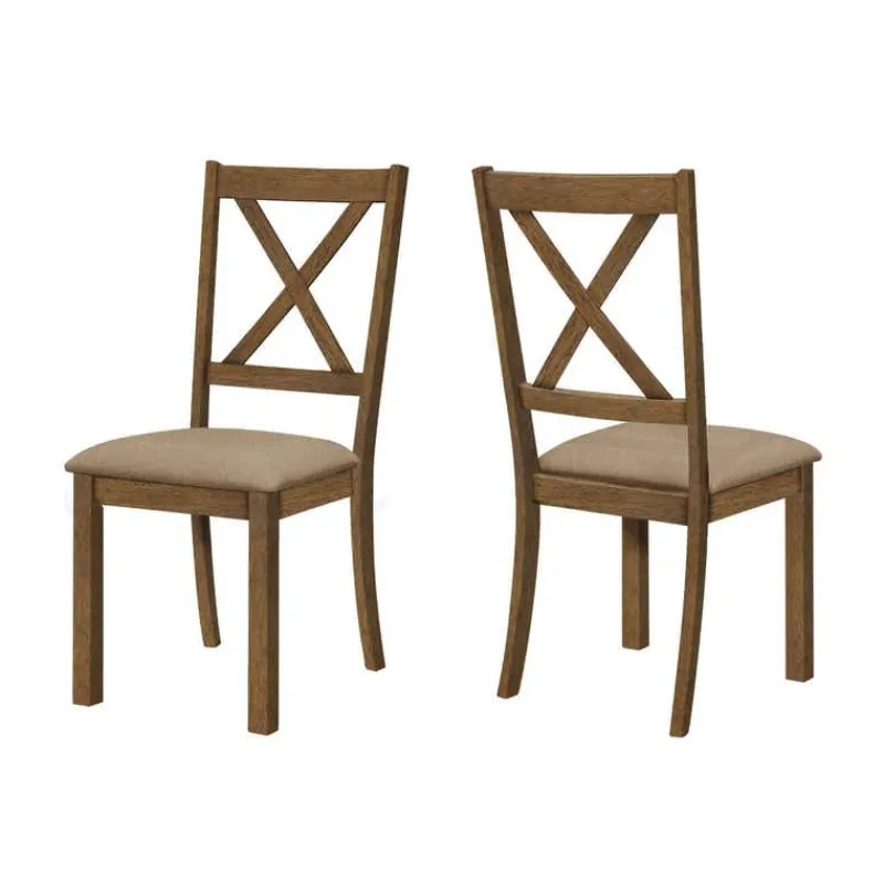 Monarch Chairs (Set of 2) - Brown -