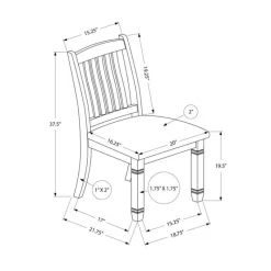 Monarch Chairs (Set of 2) - Cream -