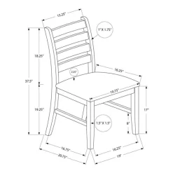Monarch Chairs (Set of 2) - Cream -