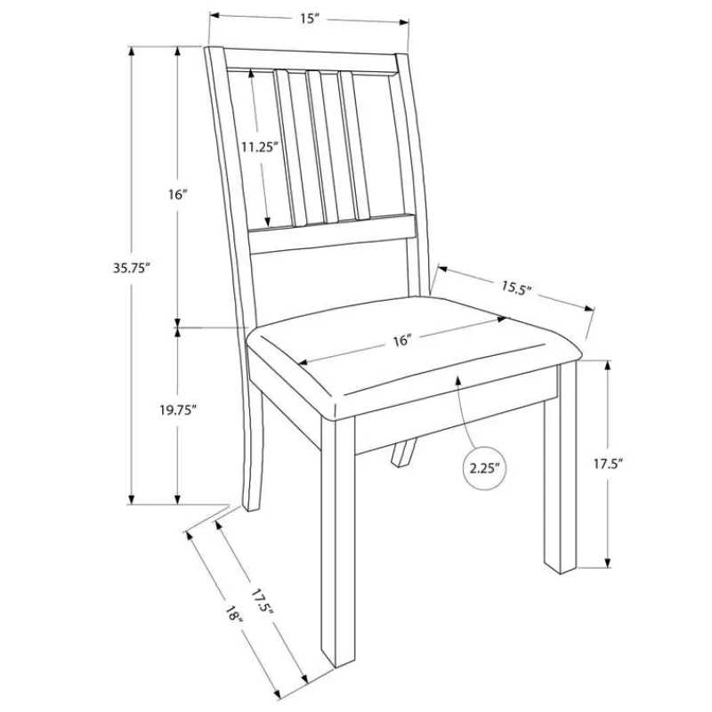 Monarch Chairs (Set of 2) - Dark -