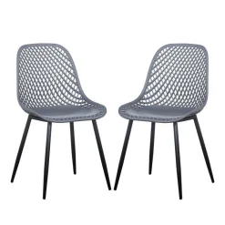 Chairs (Set of 2) - Grey