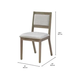 Arboit Poitras Chairs (Set of 2) - Grey