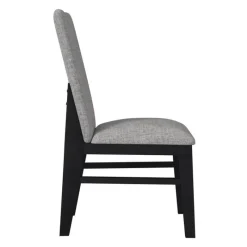 Chairs (Set of 2) - Grey Fabric
