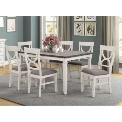 Chairs (Set of 2) - White & Grey