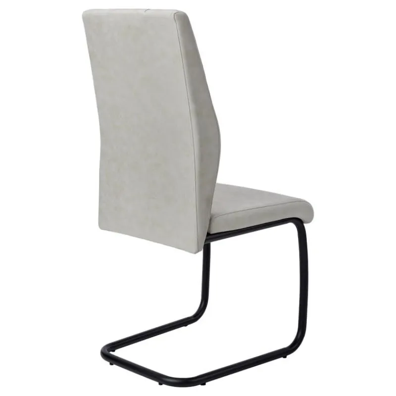 Monarch Chairs with Black Base (Set of 2) - -