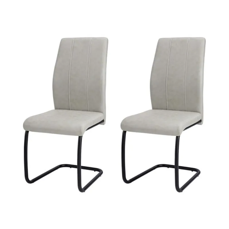 Monarch Chairs with Black Base (Set of 2) - -