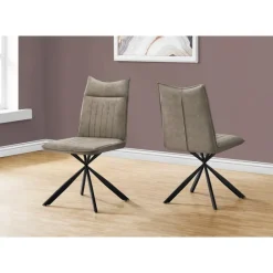 Monarch Chairs with Black Spider Legs (Set of 2) - -