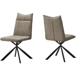 Monarch Chairs with Black Spider Legs (Set of 2) - -