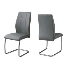 Monarch Chairs with Chrome Base (Set of 2) - -