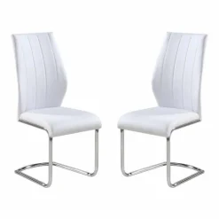 Chairs with Chrome Base (Set of 2) -