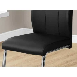 Monarch Chairs with Chrome Base (Set of 2) - -