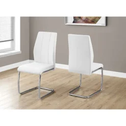 Monarch Chairs with Chrome Base (Set of 2) - -