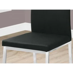 Monarch Chairs with Chrome Base (Set of 2) - -