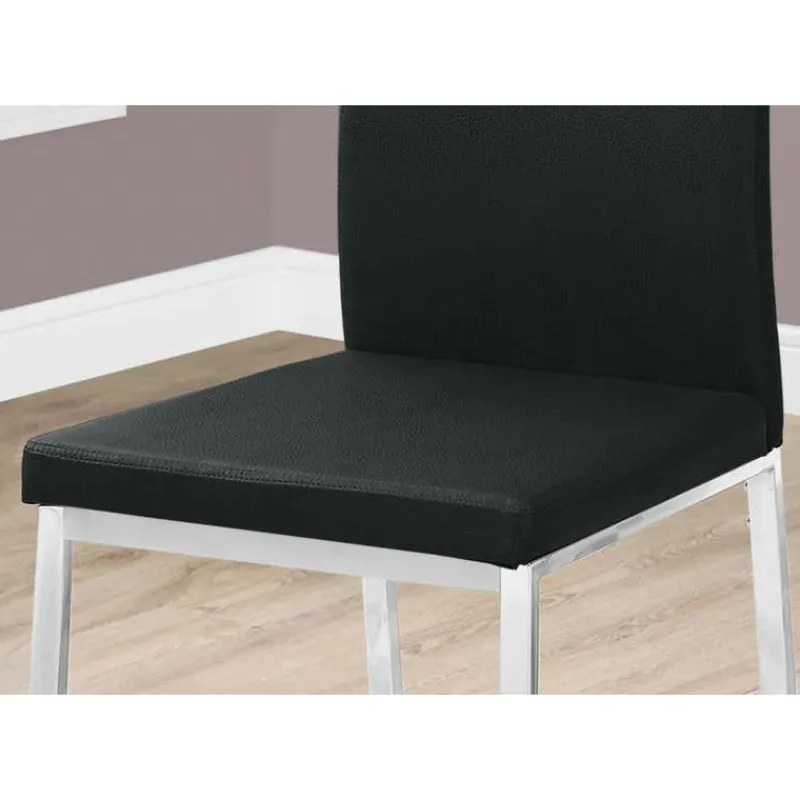 Monarch Chairs with Chrome Base (Set of 2) - -