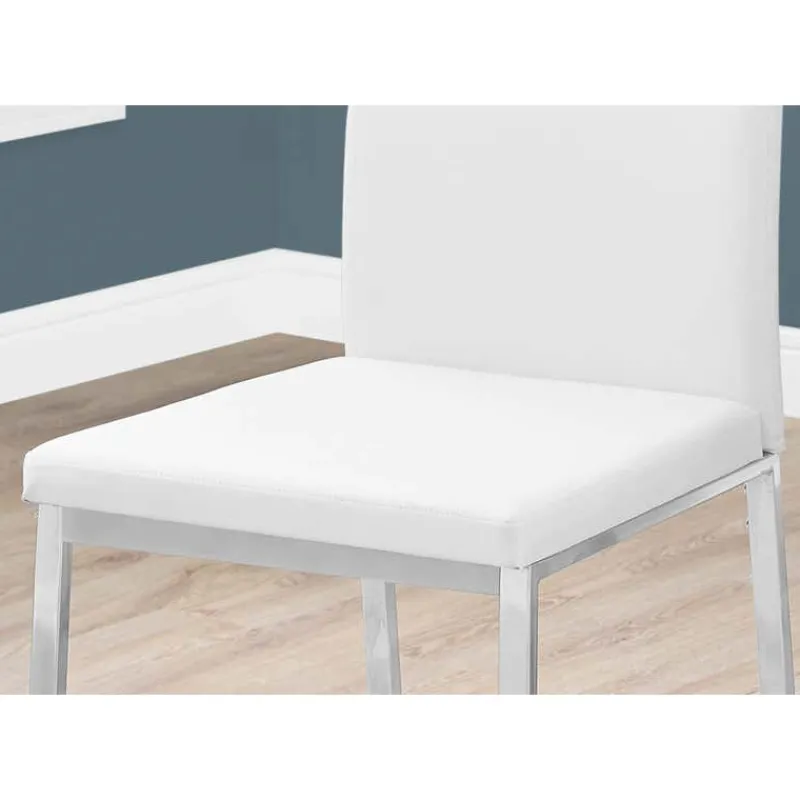 Monarch Chairs with Chrome Base (Set of 2) - -
