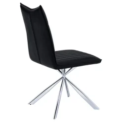 Monarch Chairs with Chrome Spider Legs (Set of 2) - -
