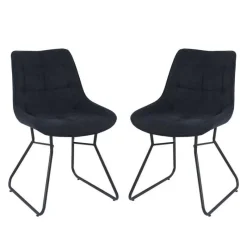 Chairs with Sleigh Legs (Set of 2) -