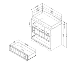 Meubles South Shore Changing Table - South Shore