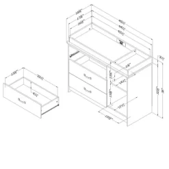 Meubles South Shore Changing Table - South Shore