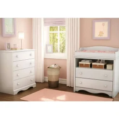 Meubles South Shore Changing Table And 4-Drawer Chest Set - South Shore
