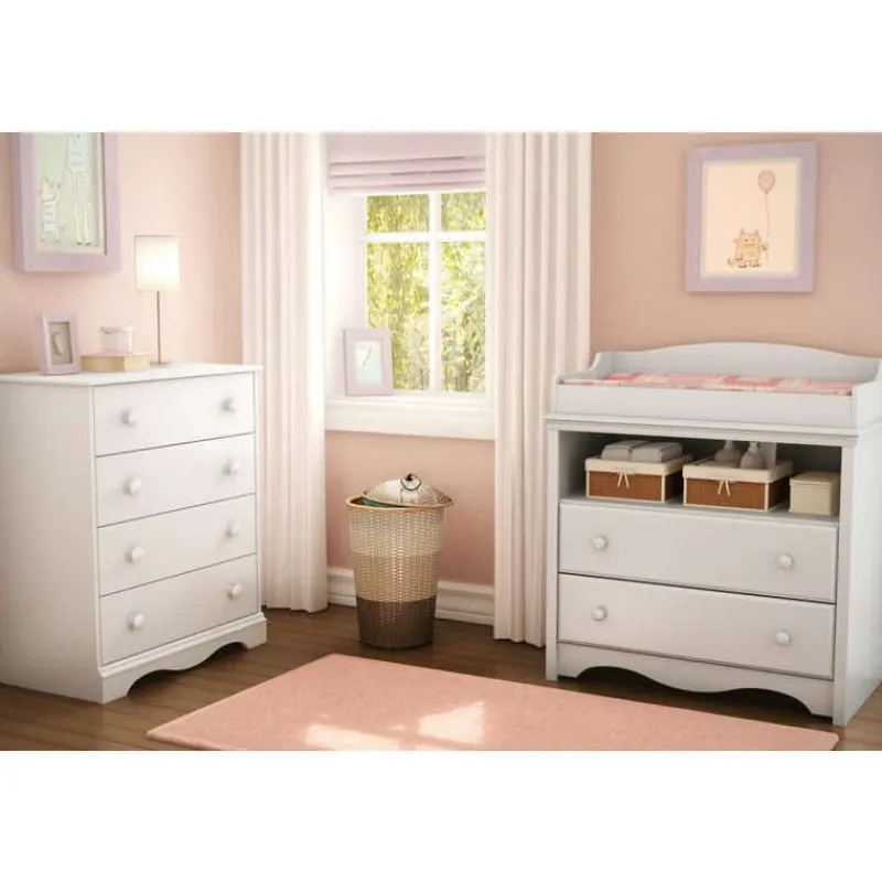 Meubles South Shore Changing Table And 4-Drawer Chest Set - South Shore