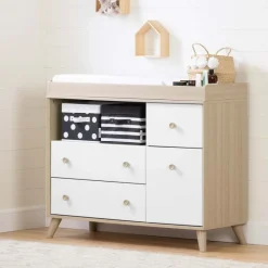Meubles South Shore Changing Table with Drawers and Open Storage - South Shore