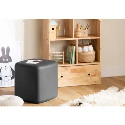 Meubles South Shore Charcoal Grey Pouf - South Shore