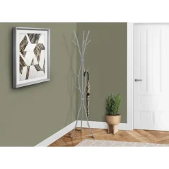 Monarch Coat rack - 8 hooks / branch shaped / contemporary hammered metal - 74