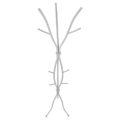 Monarch Coat rack - 8 hooks / branch shaped / contemporary hammered metal - 74