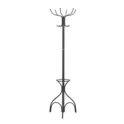 Monarch Coat rack - 70"h / metal with an umbrella holder