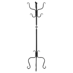 Monarch Coat rack - 74"h / traditional hammered metal