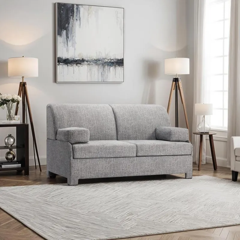 Libra Compact Sleeper Sofa - Dark Grey