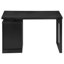 Monarch Computer desk - 3 drawers / wooden leg rectangular / left or right setup / fl -