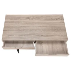 Monarch Computer desk - 2 storage drawers / recessed metal legs - 48