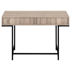 Monarch Computer desk - 2 storage drawers / recessed metal legs - 48